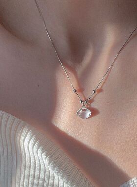 祥云福锁链复古项链新款中国风锁