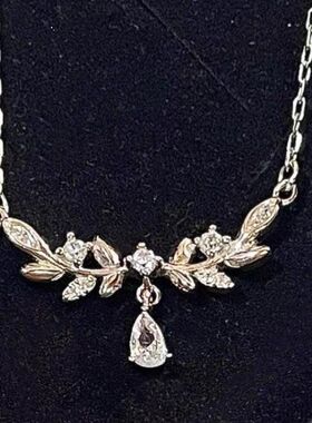 钢幸运链掉色项链麦穗新锁骨钛轻奢小众不花枝设计感高贵优雅2025