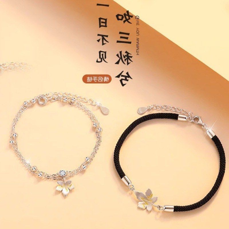 感项链女纯银999配饰锁骨链首饰