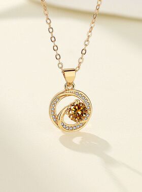 饰品吊坠克拉轻奢风新款一时尚