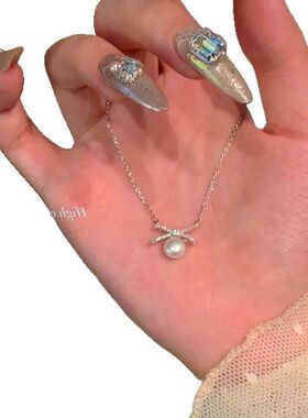 轻奢面包高级感项链链配饰锁骨