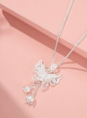 蝴蝶流苏气质百搭甜美新款批发