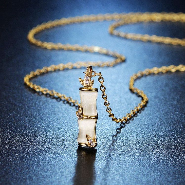 链项链女纯银999配饰锁骨链首饰珍珠高级感轻奢小众项坠装饰毛衣