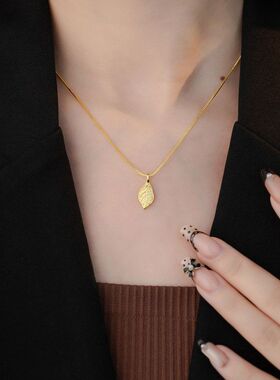链轻奢清新小代发女款气质锁骨