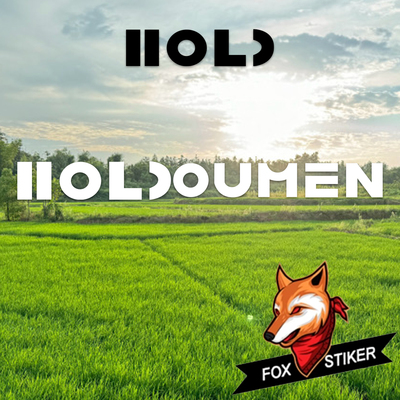 HOLDOUMEN汽车车贴十个勤天潮牌LOGO组合周边行李箱电动车贴纸