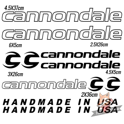 自行车架改装 CANNONDALE 轻量化装饰多种尺寸防水防晒多色可选