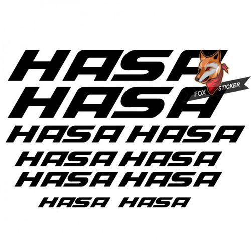 适用 hasa改色定制反光贴保护贴山地车公路车车架贴纸