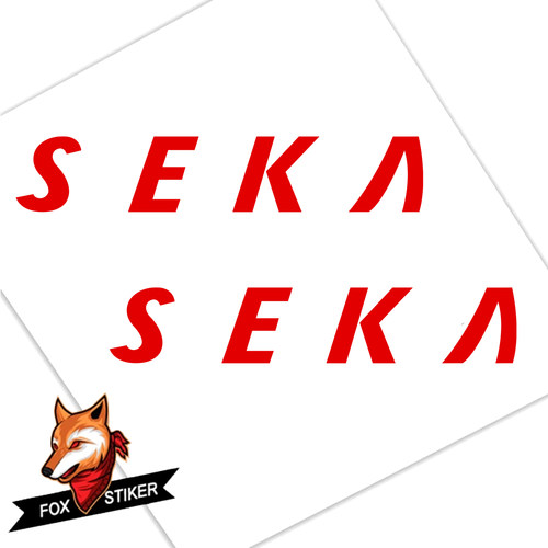 SEKA色卡公路车侧标logo改色覆盖贴纸防水防晒