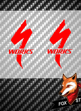 Specialized闪电 山地公路自行车贴纸sworks车队装饰车身防水贴花