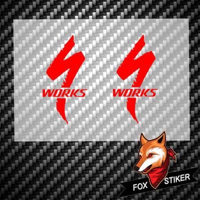 Specialized闪电 山地公路自行车贴纸sworks车队装饰车身防水贴花