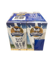 包邮德运全脂纯牛奶200ml*6连包 Devondale 100% pure milk