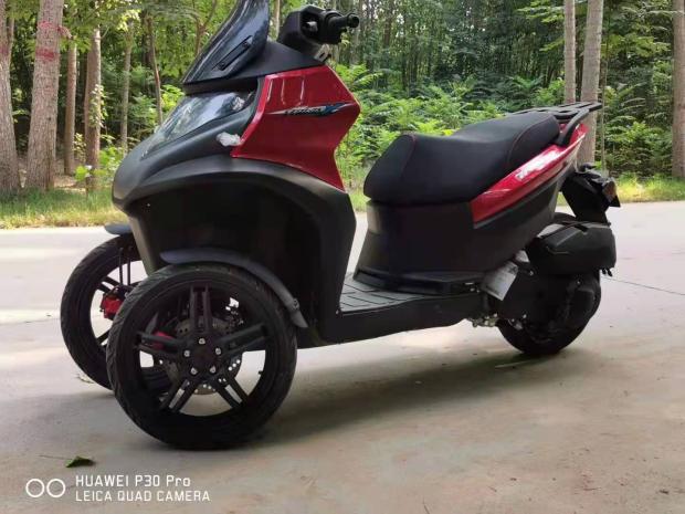 新款林海150倒三轮 trinity15zd 水冷电喷abs休旅车踏板车