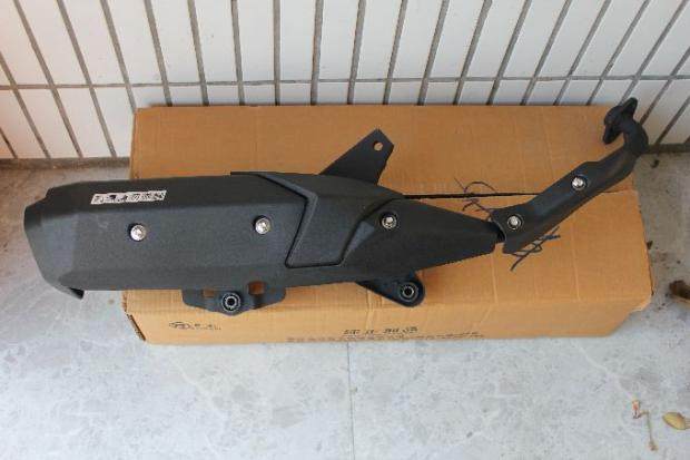 林海极光飞鹰古思特金功劲战125-160电喷踏板摩托车排气管消声器