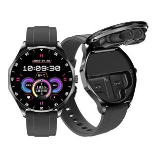 新品朝鲜语版本X20智能蓝牙音乐通话手环二合一TWS耳机手表心率