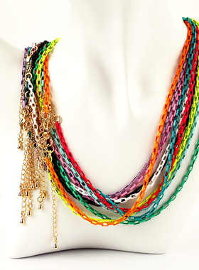 潮牌盒子链潮牌流行马鞭链