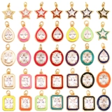 Масляная краска, прямоугольная геометричная подвеска в форме капли, коллекция 2021