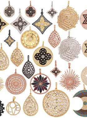 四叶草丽晶明珠女生纯铜