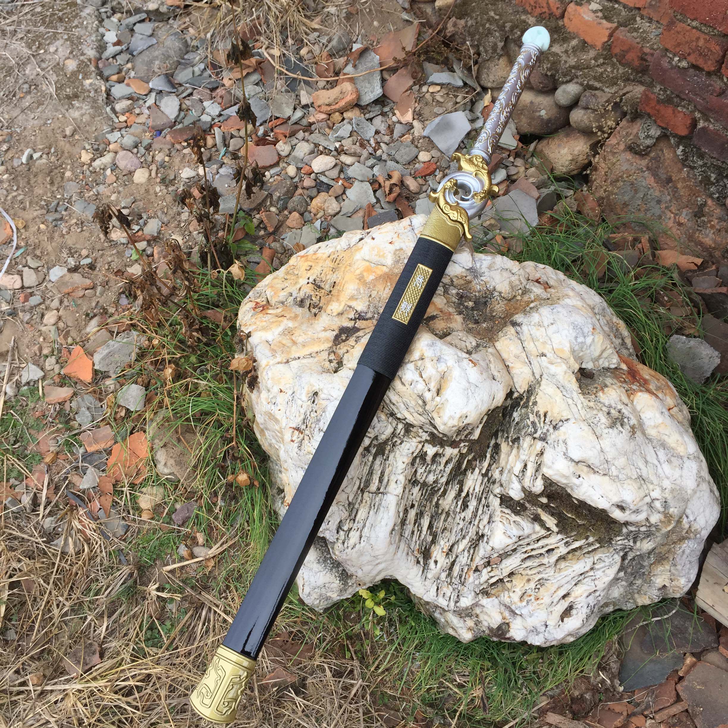 木剑赴山海成毅长歌剑浣花剑雕刻木雕