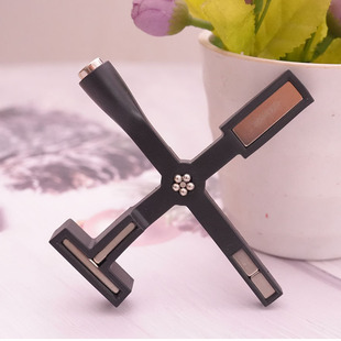 美甲十字架花样磁铁猫眼指甲油胶多功能便携强力吸铁石五合一工具