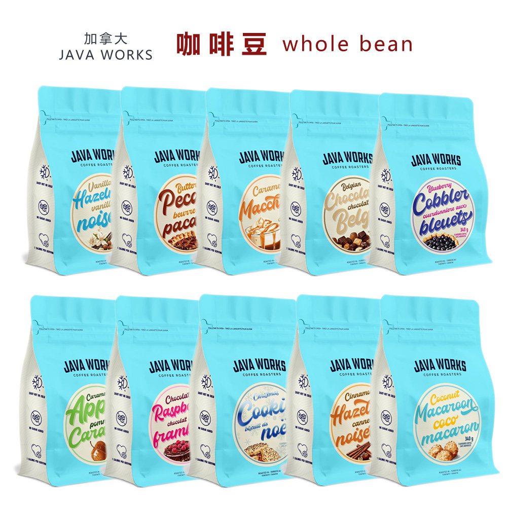 JAVAWORKS风味咖啡豆加拿大直邮