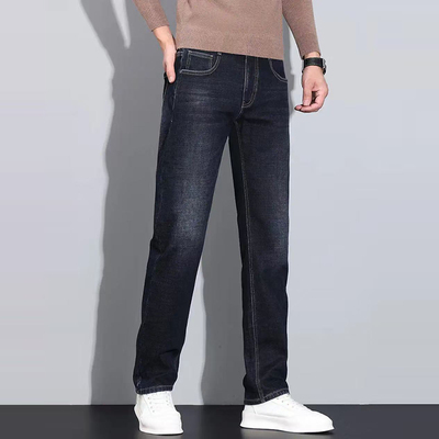 一条过冬加绒加厚保暖牛仔裤