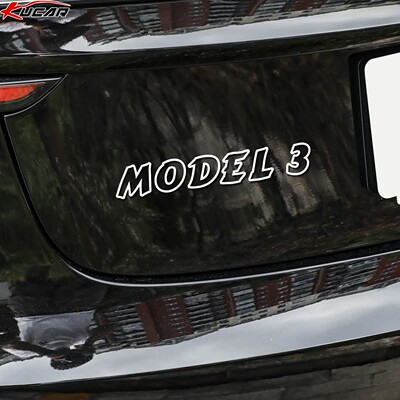 特斯拉MODEL3Y车尾字母标定制