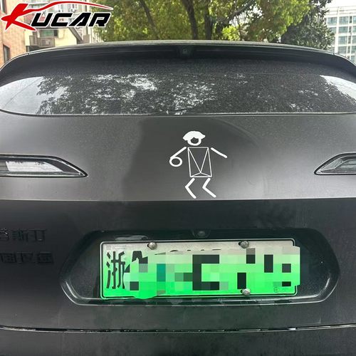阿维塔07改装IKUN车标贴