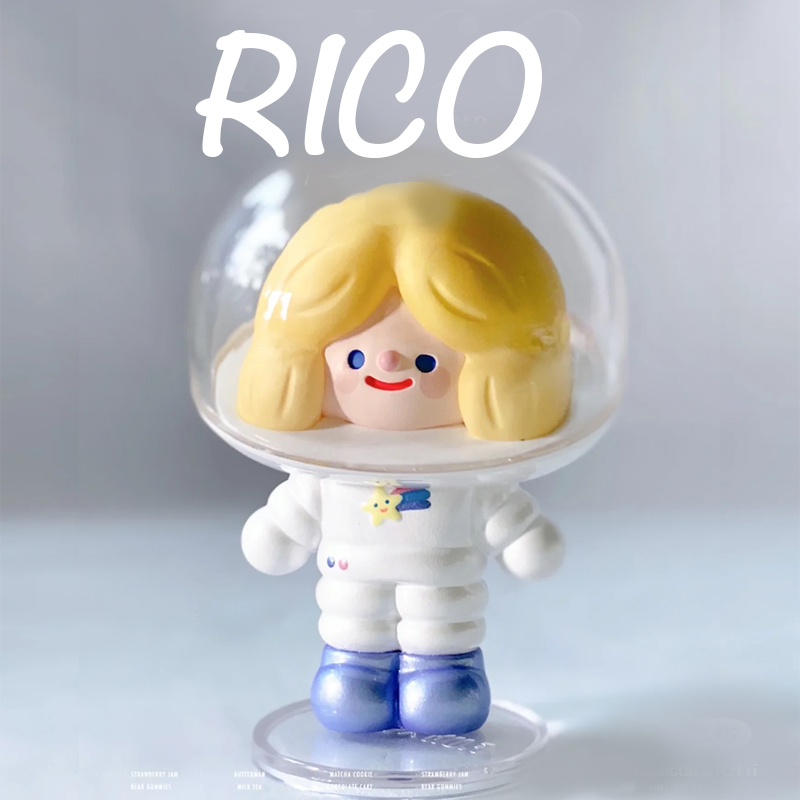 现货RICO宇宙系列盲盒手办公仔摆件确认款银河宇航员火箭晴天闪电 模玩/动漫/周边/娃圈三坑/桌游 潮玩盲盒 原图主图