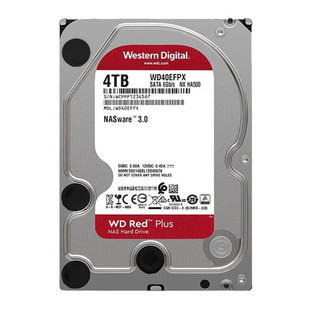 WD西部数据 PLUS 红盘 sata 3.5寸 台式机械硬盘 WD40EFZZ  4TB