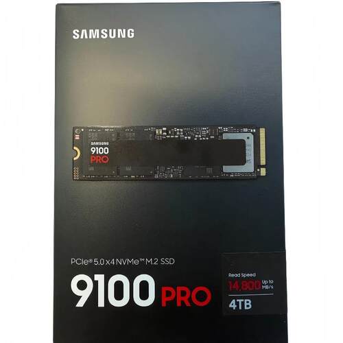 Samsung/三星4T 9100 PRO SSD固态硬盘NVMe协议PCIe5.0*4