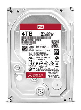 西部数据 WD   红盘 Pro 7200转 SATA接口 3.5英寸 4T WD4005FFBX