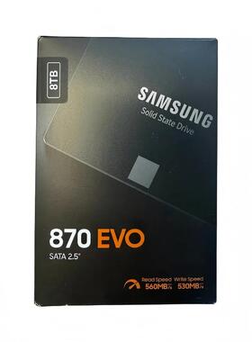 Samsung/三星 MZ-77E8T0B 870 EVO 7MM笔记本台机SSD固态硬盘8T