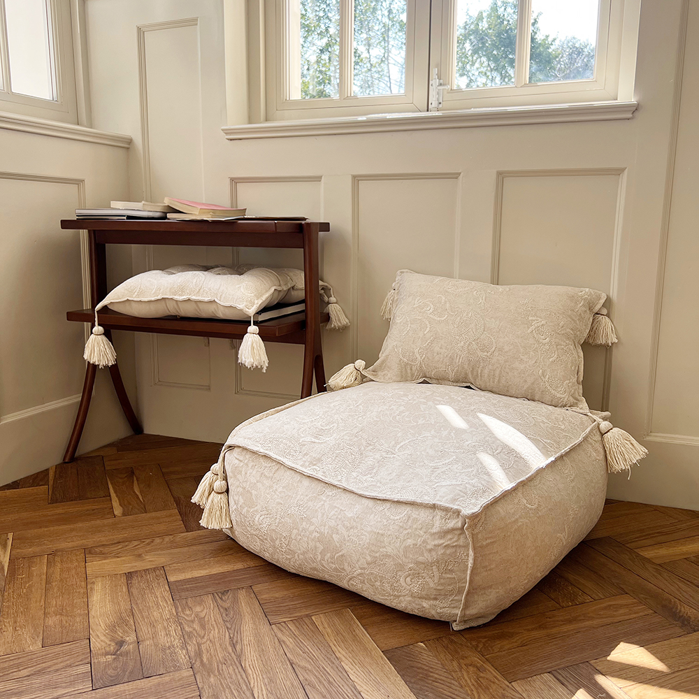 中古风坐墩蒲团懒人沙发