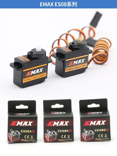 Сервопривод, металлический пластиковый рулевой механизм с шестернями, ES08, 12G, 9 грамм