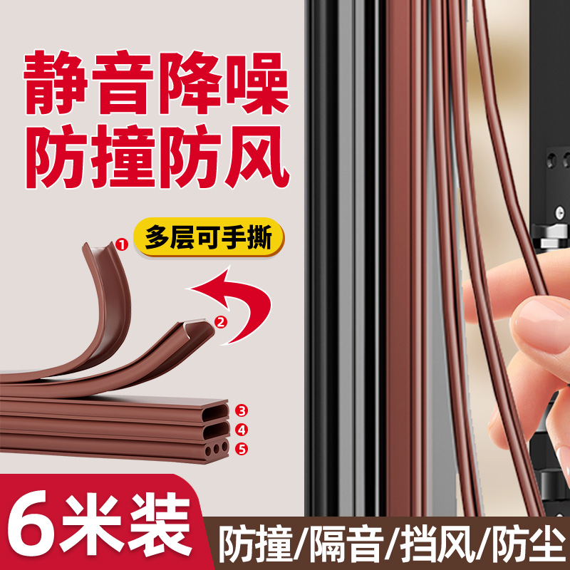 防盗门入户门密封条门缝防风大门框专用房门隔音静音条进户门胶条