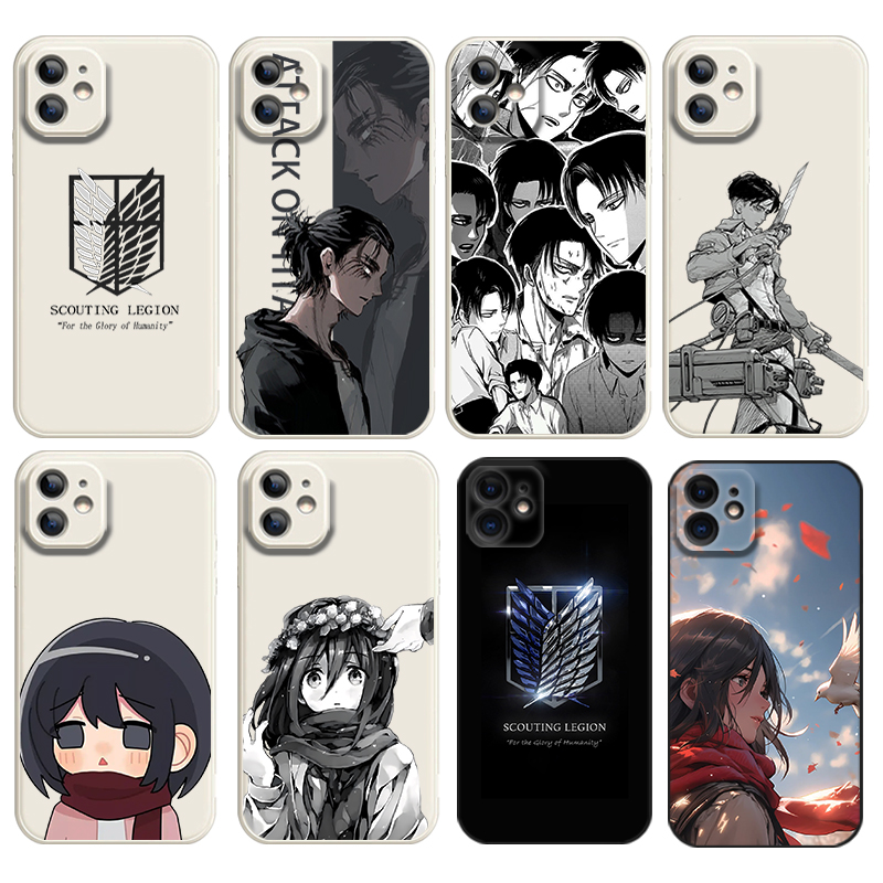进击的巨人周边手机壳适用iqoo15/13/12/11s兵长利威尔iQOOz8艾伦iQOONeo8Pro三笠iQOONeo10/11硅胶9自由之翼
