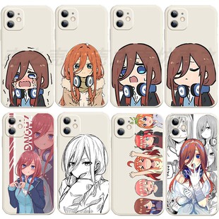 中野三玖手机壳适用vivos50s30s20s19s18五等分的花嫁x200硅胶iqoo15ultra iQOONeo10/11 OPPOFindx9 Reno15