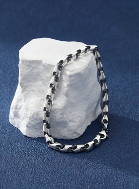 轻奢意大利锋芒系列S925银【破晓之矢】镂空箭头复古硬朗型男手链