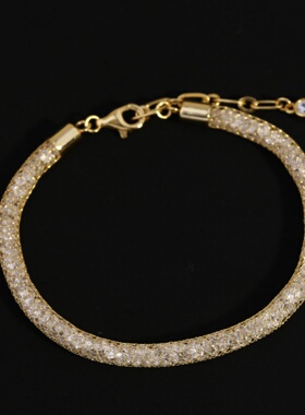 轻奢小红书朱朱同款s925闪耀星辰意大利钱袋子新款感手链