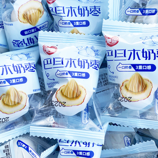 思露巴旦木夹心奶枣新疆杏仁奶酪枣独立小包装牛奶枣年货大枣红枣