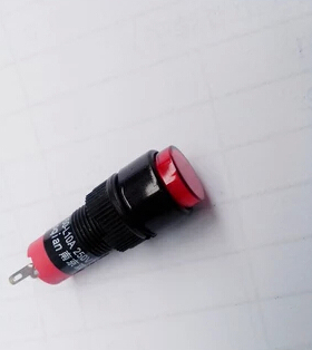 LA160-10A 10mm圆形信号灯 电源指示灯DC12 24V AC220V 红黄绿色