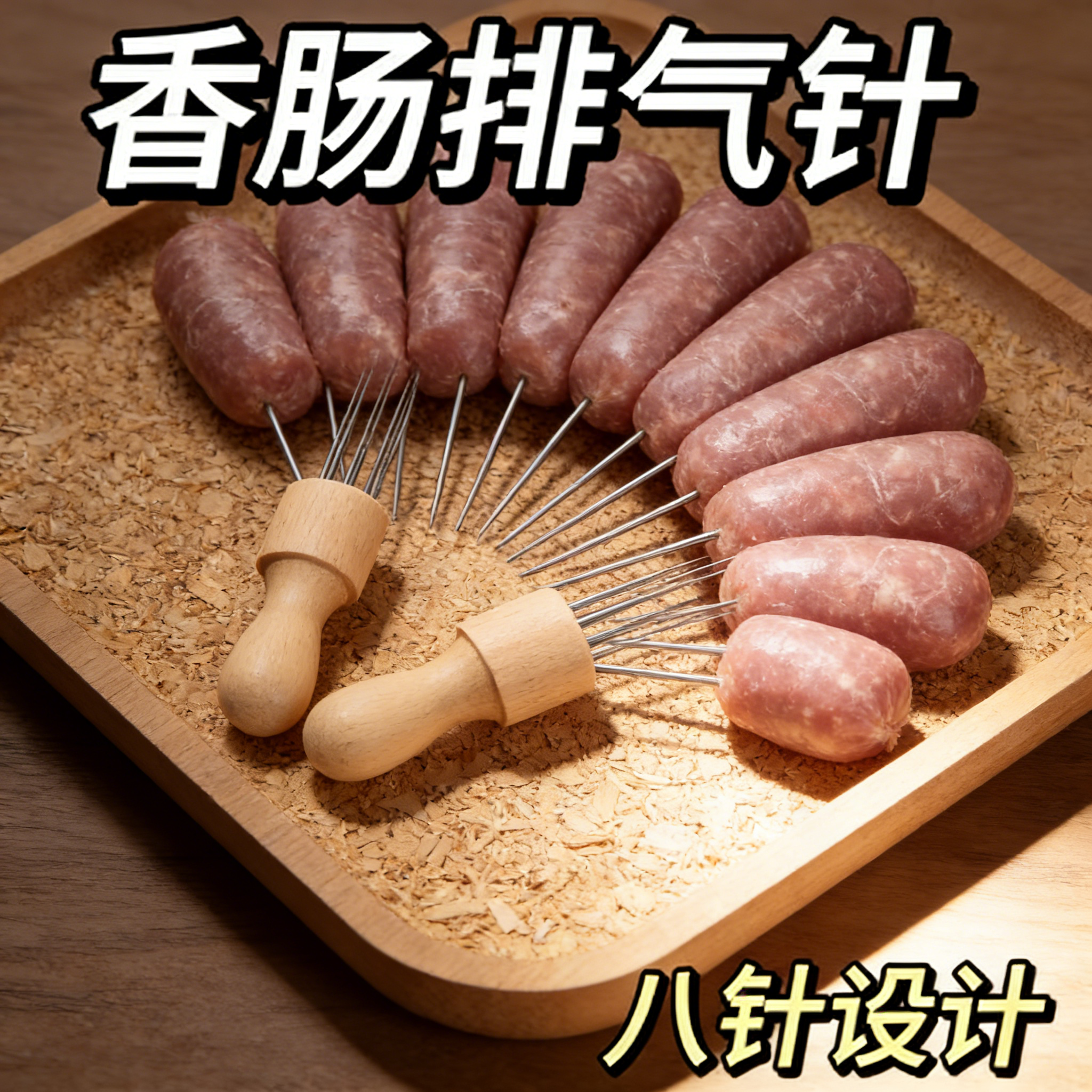 香肠排气针香肠放气针家用晒腊肠专用扎孔排气细针灌装肉肠防膨胀,清洗/食品/商业设备,灌肠机,淘宝优惠券,粉丝福利购,淘宝优惠卷