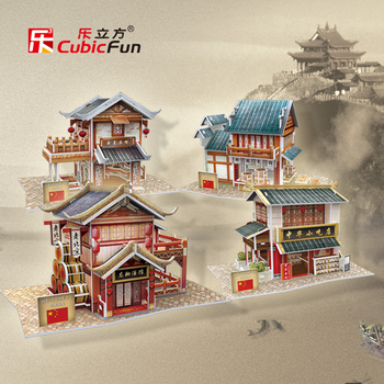 乐立方中国世界风情地理建筑模型