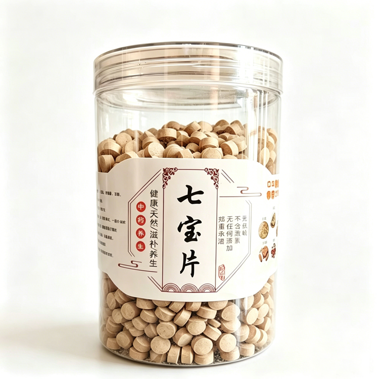 云南文山七宝片15头三七西洋参天麻丹参制何首乌山楂瓜蒌壳250克