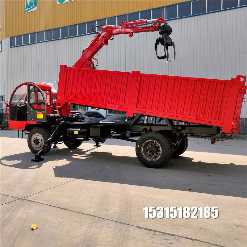 山东四不像厂家供应自制抓木机随车式抓机20吨四驱抓木机柴油抓机