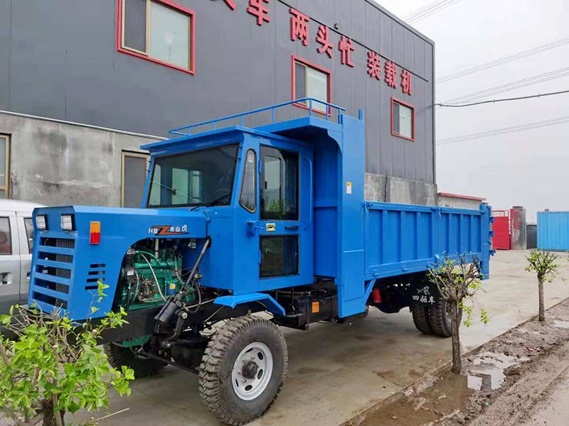小型四驱农用车四不像拖拉机自卸车井下出渣土翻斗车山地矿安车