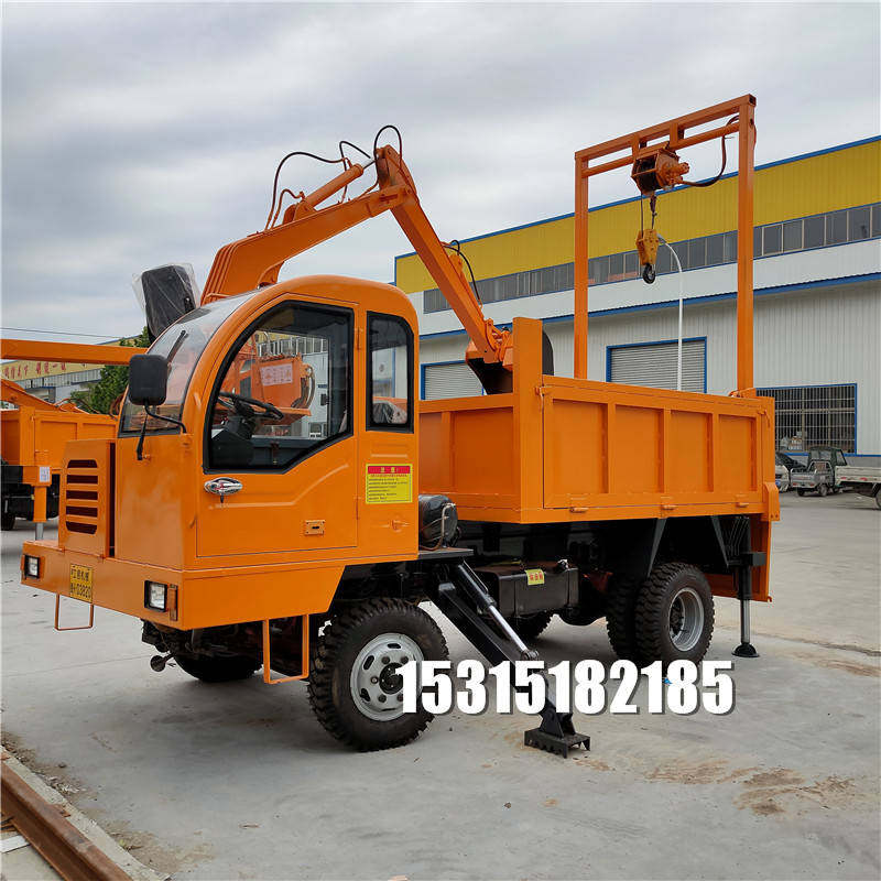 龙门吊小型吊车 农村白事专用随车吊 可吊可运输 拉棺吊棺专用