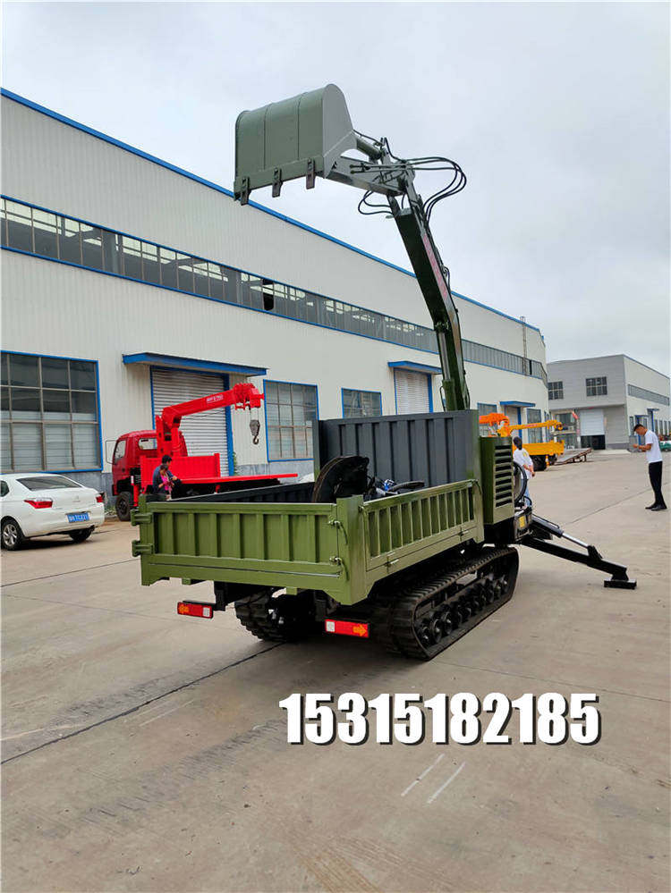 四不像源头厂家生产直销小型履带挖履带随车挖吊一体多功能运输车