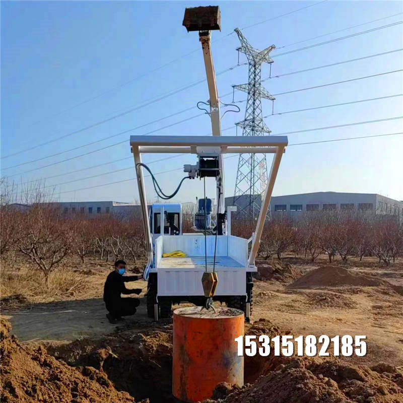 农用六轮龙门吊挖 自制石棺木棺下葬车 四不像液压自卸六轮龙门吊