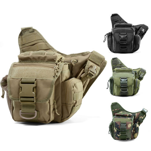 户外战术迷彩登山斜挎包通勤单肩